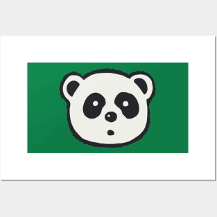 Panda Green Posters and Art